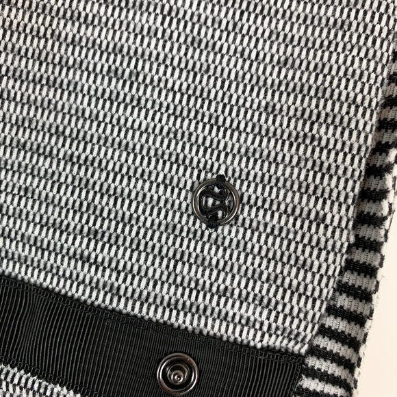 Lululemon Rulu Vinyasa scarf black white Snap - Picture 3 of 7
